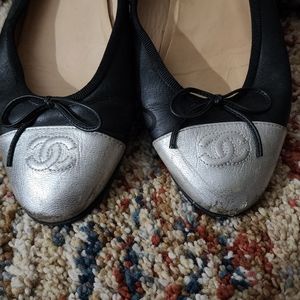 Chanel Flats ballerina chanel logo cc women shoes